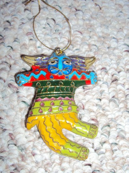 Crazy Cat Cloisonné Decoration