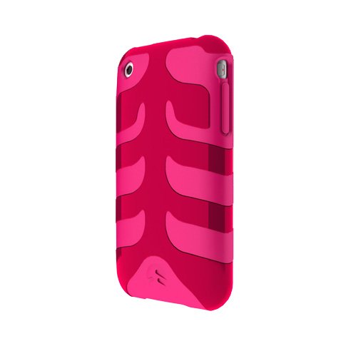 SwitchEasy SW-CAP-REB-CH Rebel Case For iPhone 3G (Cherry)