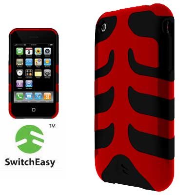 SwitchEasy SW-CAP-REB-D Rebel Case For iPhone 3G (Devil)
