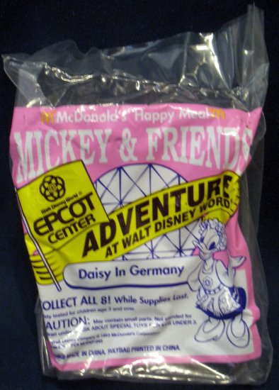 McDonald S Mickey Friends Epcot 94 Adventure Happy Meal 1994