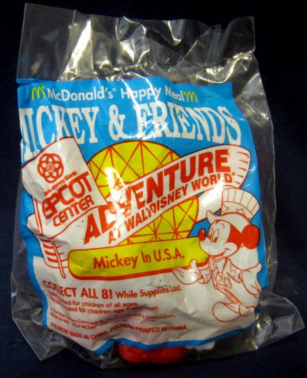 Mcdonald S Mickey Friends Epcot Adventure Happy Meal