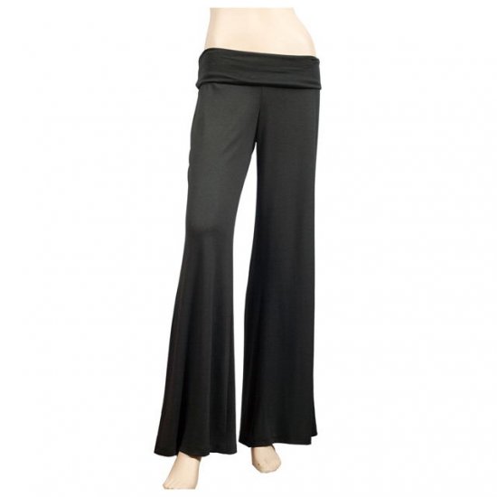 Sexy Black Plus Size Hip Hugger Gaucho Pants 4X