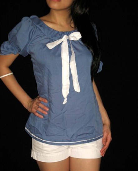 Blue Sailor White Rib