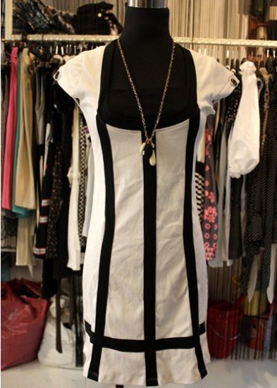 bodycon 3 stripes dress