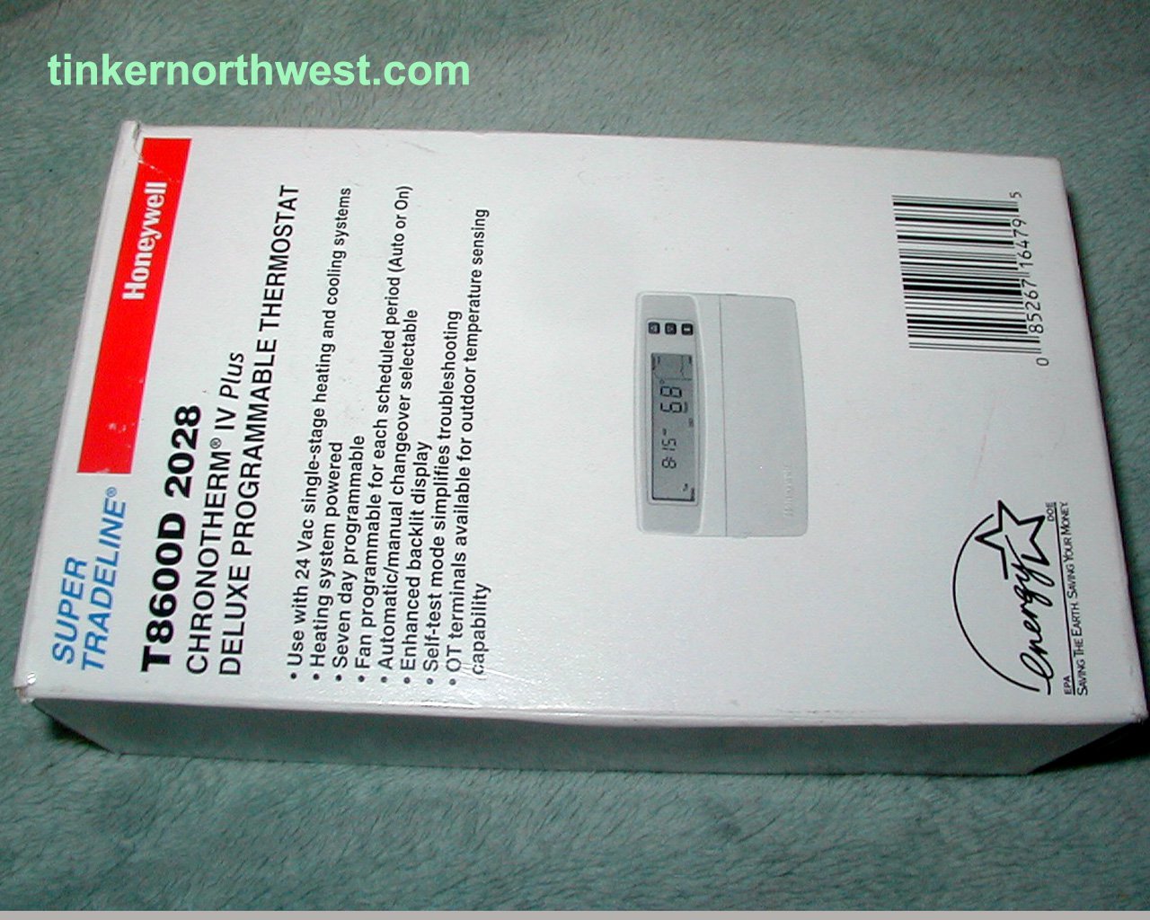 Honeywell T8600D CHRONOTHERM IV PLUS Programmable Thermostat