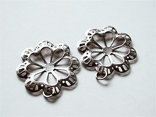Flower filigrees (per pair)
