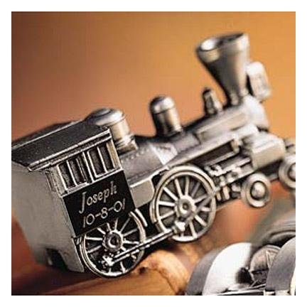 Pewter Train Bank GC168