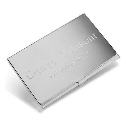 Silver Plated Card Case GC196