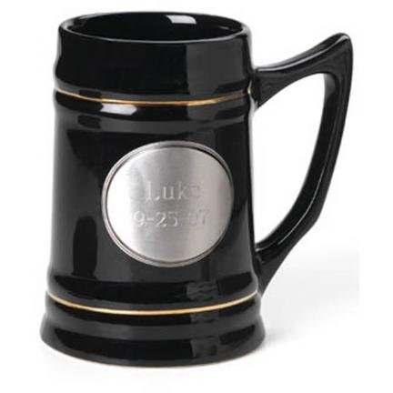 Pewter Medallion Ceramic Mug GC222