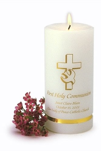 Personalized First Communion Candle GC318