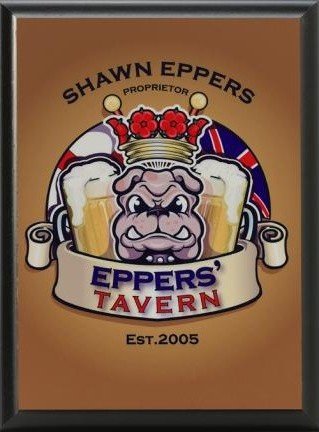 Bulldog Pub Sign
