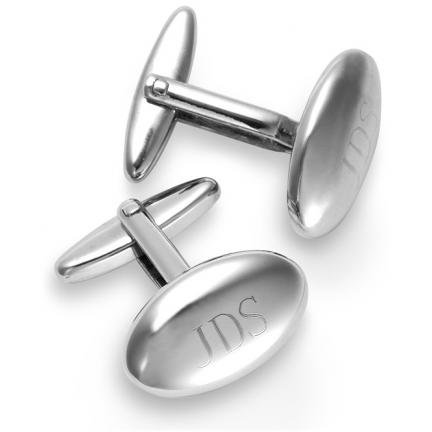 Oval Polished Cufflinks GC282