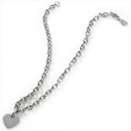 Personalized Stainless Steel Charm Necklace GC290