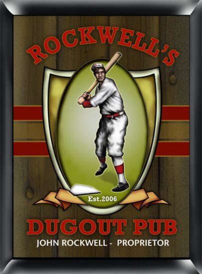 Dugout Pub Sign