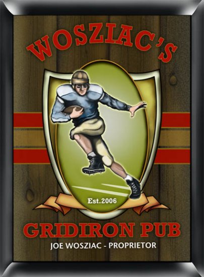 Gridiron Pub Sign
