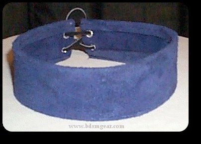 Blue Suede Choker