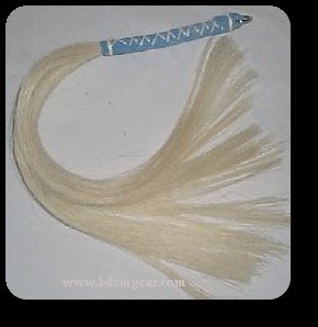 Blonde Small Horsehair Flogger