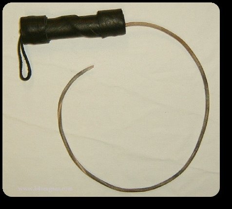Australian Style Single Tail Leather Whip