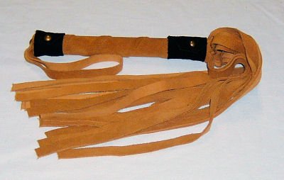 20 Lash 1/2 Inch Wide Tan Suede