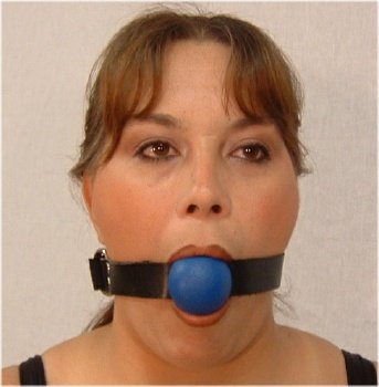 Blue Ball Gag