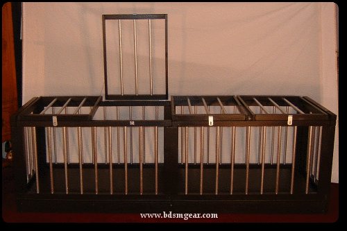 Display Quality Large Sleeping Cage made of Wood and Metal