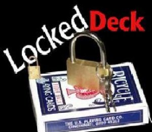 Locked Deck, Perform Magic with a Locked Deck of Cards, Bicycle Card Stock (2033)