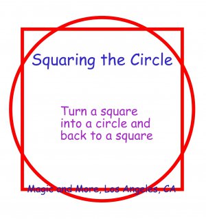 Squaring the Circle, Metal, Magical & Funny Gag Effect (1523)