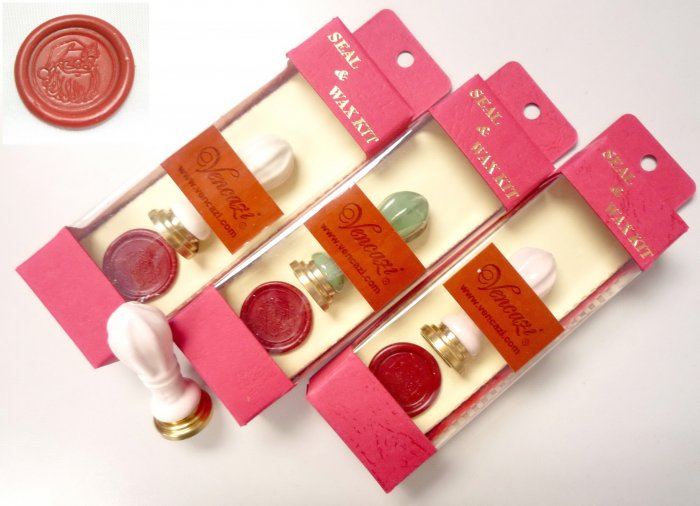 "Santa Claus" - Royal Wand Style Cermaic Mini Seal Hanger Pack