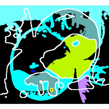 Abstraction Blue