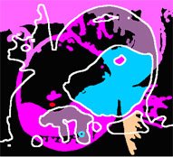 Abstraction Pink T