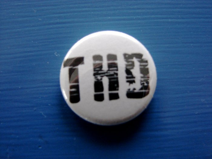 White 1" Button