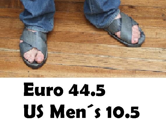 Bolivian Abarcas (Euro 44.5, US Men´s 10.5)