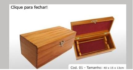Hardwood box Cod 01. 15.75x5.91x5.12" (40x15x13cm)