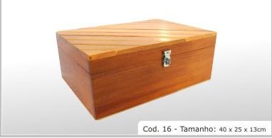 hardwood box Cod 16 15.75x9.84x5.12" (40x25x13cm)
