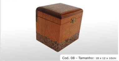 hardwood box cod 08 8x4.7x3.9" (18x12x10cm)