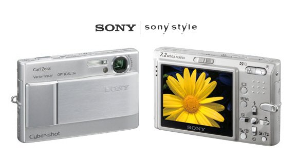 Sony DSC-T10 - 7.2 MegaPixels Digital Camera with 14X Smart Zoom