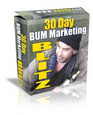 30 Day Bum Marketing Blitz - ebook
