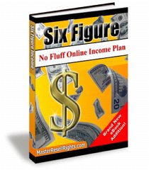 Six Figure No Fluff Online Income Plan - ebook
