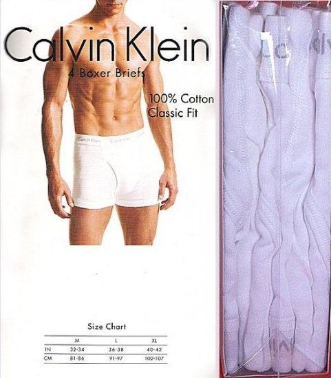 CK CALVIN KLEIN MEN'S Boxer BRIEFS, Men's Cotton CK Boxers/Underwear size XL, EU 102-107