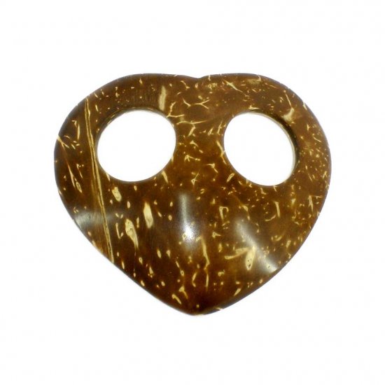 Hand Made Coconut Shell Buckle For Sarong Pareo Scarf (PB74)