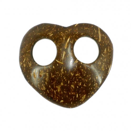 Hand Made Coconut Shell Buckle For Sarong Pareo Scarf (PB80)