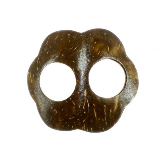 Hand Made Coconut Shell Buckle For Sarong Pareo Scarf (PB84)