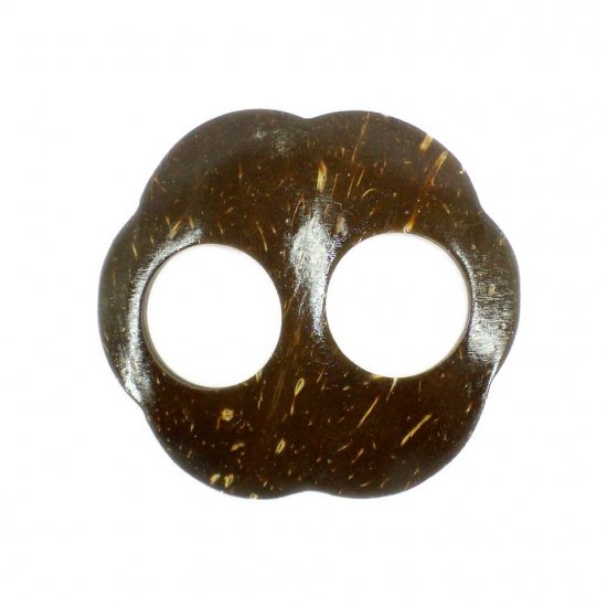 Hand Made Coconut Shell Buckle For Sarong Pareo Scarf (PB87)