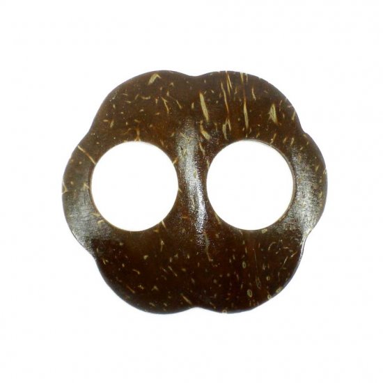 Hand Made Coconut Shell Buckle For Sarong Pareo Scarf (PB88)