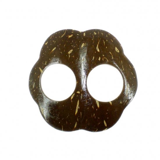 Hand Made Coconut Shell Buckle For Sarong Pareo Scarf (PB90)