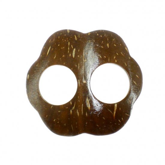 Hand Made Coconut Shell Buckle For Sarong Pareo Scarf (PB92)