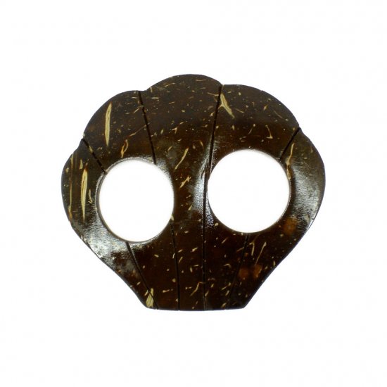 Hand Made Coconut Shell Buckle For Sarong Pareo Scarf (PB111)