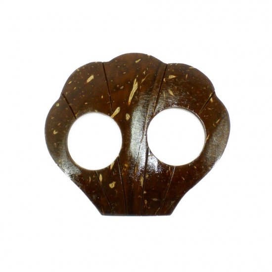 Hand Made Coconut Shell Buckle For Sarong Pareo Scarf (PB112)