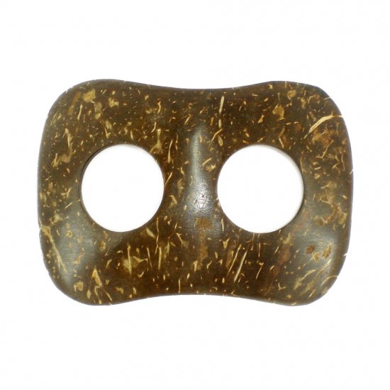 Hand Made Coconut Shell Buckle For Sarong Pareo Scarf (PB122)