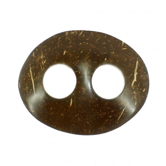 Hand Made Coconut Shell Buckle For Sarong Pareo Scarf (PB127)
